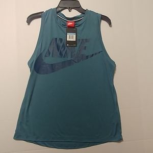 Women's Nike Logo Sleeveless T-shirt Size Medium
